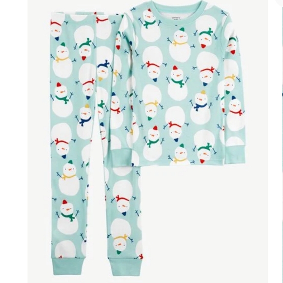 2-Piece Snowman Pajamas - Picture 1 of 4
